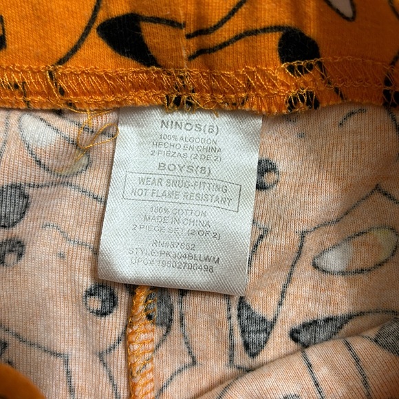 Kids Pokémon pikachu Halloween 100% cotton pajama set size 8 - Picture 7 of 8